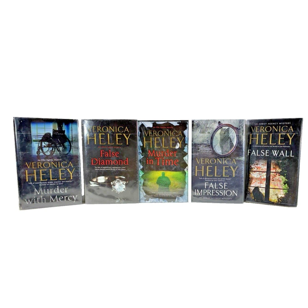 Veronica Heley Seven House First Edition Book Lot of 5 Hardbacks